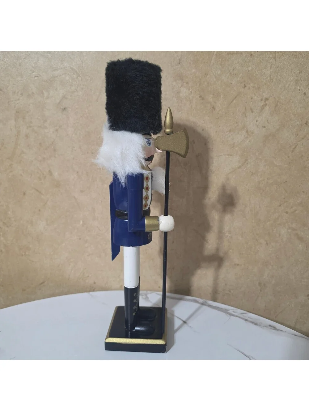 Garden Ridge 12in Nutcracker Soldier Blue Gold Christmas Holiday Decor